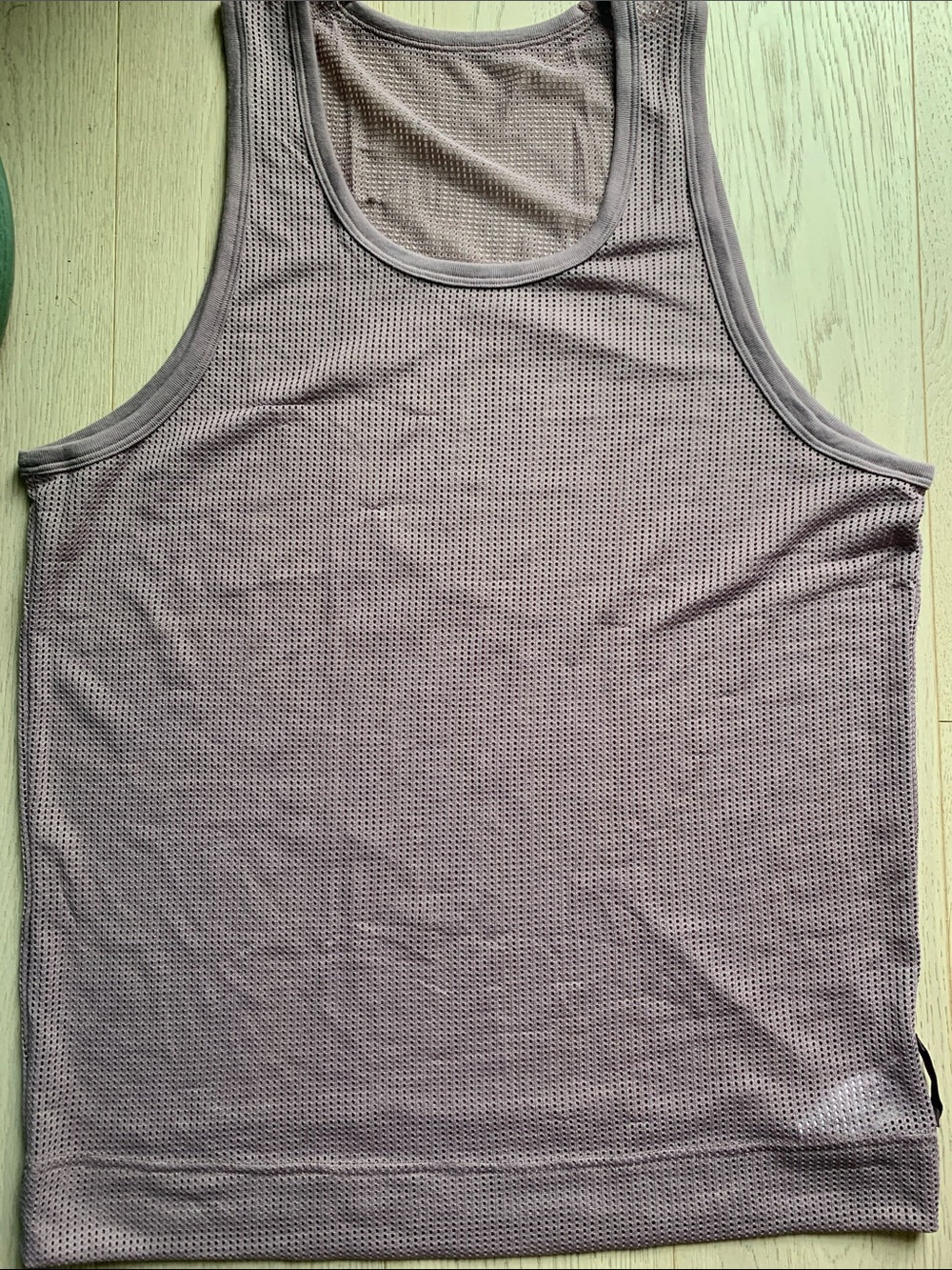 Men's Mauve Mesh Athletic Tank Top